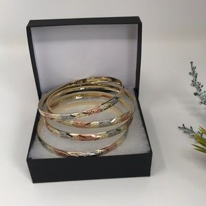 Bangle Bracelets Set
